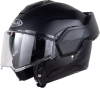 casque de moto noir