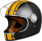 casque jaune et noir